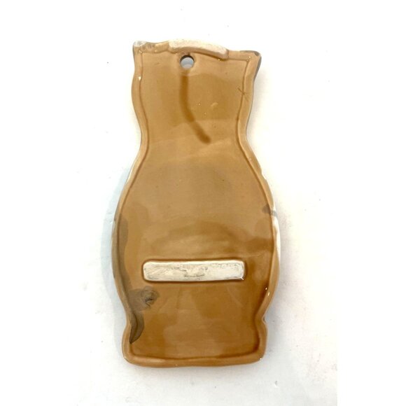 Ceramic Owl Quirky Spoon Rest Hanging Wall Decor - Picture 2 of 4